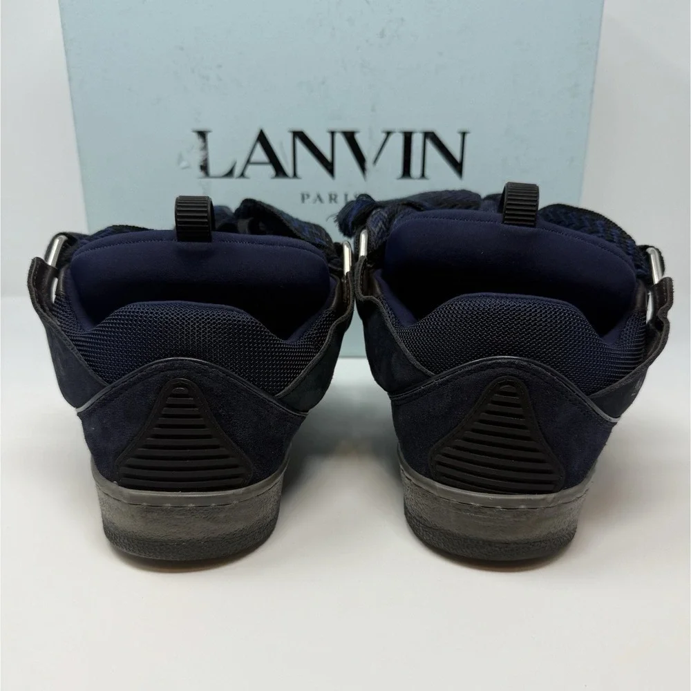 Lanvin Curb Sneaker Navy Size 9 US 42 EU - Picture 5 of 9